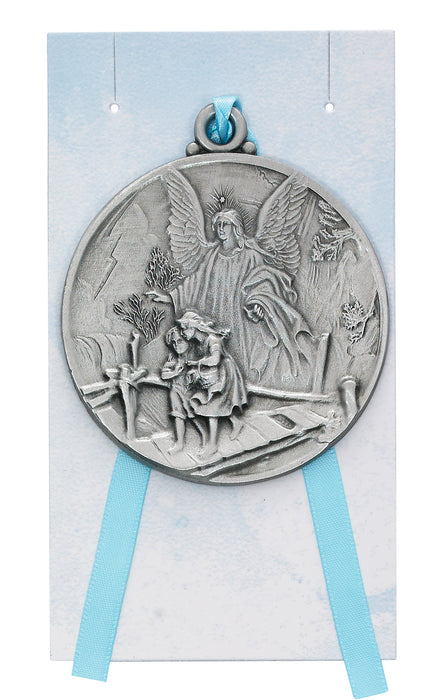 Guardian Angel Crib Medal Carded - PW12-GAB