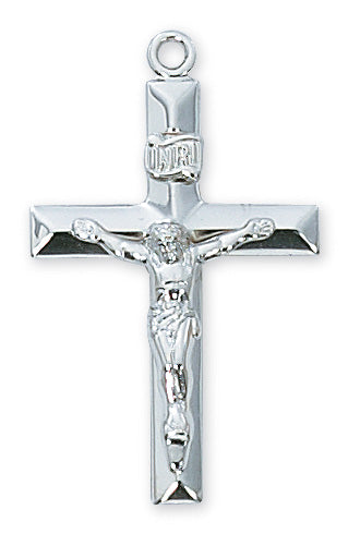 Sterling Silver Crucifix Pendant - L8011