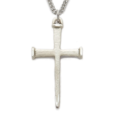 Sterling Silver Nail Cross Boxed - L9222