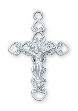 Sterling Silver Crucifix Pendant - L7057