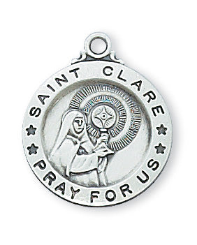 Sterling Silver St. Clare Pendant - L700CL