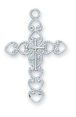 Sterling Silver Cross Pendant - L6091