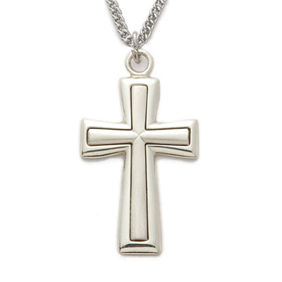 Sterling Silver Flared Cross Boxed - L9232