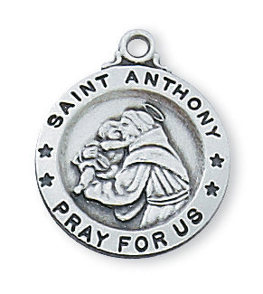 Sterling Silver St. Anthony Pendant - L700AN