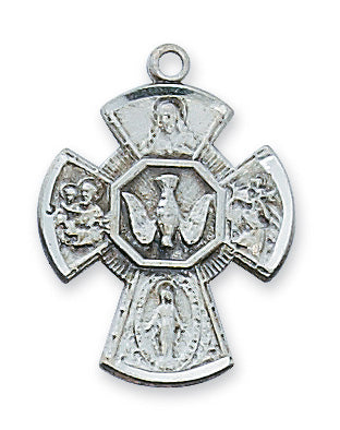 Sterling Silver 4-way Pendant Boxed - LMG5S