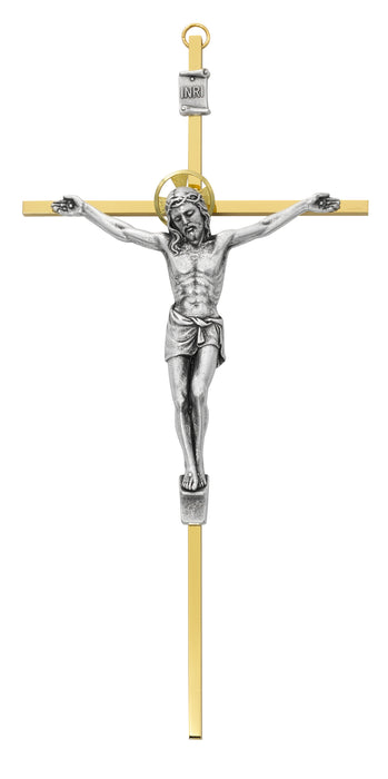 10" Brass Crucifix Boxed - 79-42622