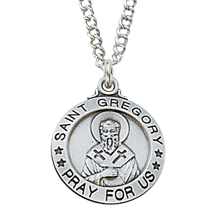 Sterling Silver St. Gregory Pendant - L600GY