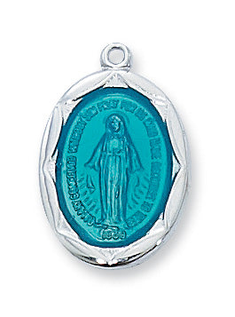 Sterling Silver Miraculous Pendant - L602