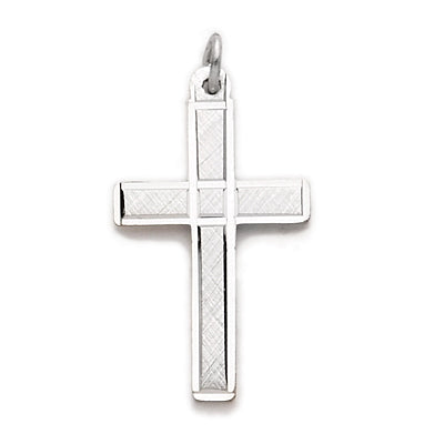 Sterling Silver Box Cross Boxed - L9258