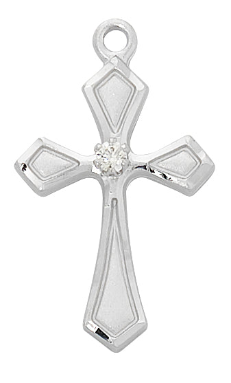 Sterling Silver Cross Boxed - L9249