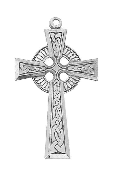 Sterling Silver Celtic Cross Pendant - L5AC